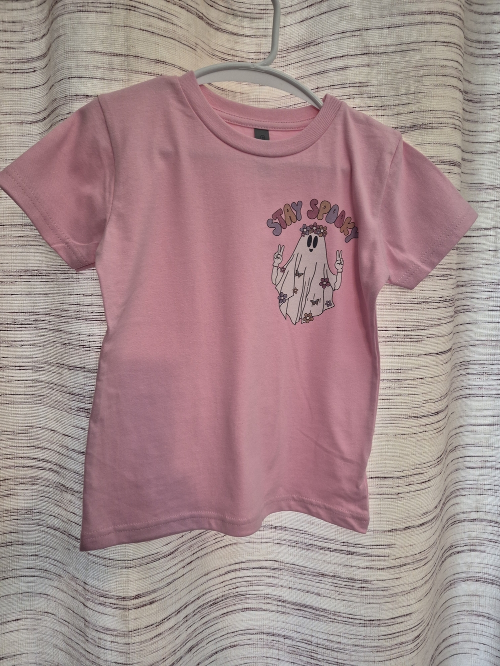 Stay Spooky Pink Kids T-Shirt